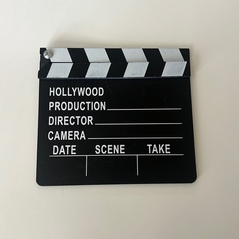 DIRECTOR’S CLAPBOARD